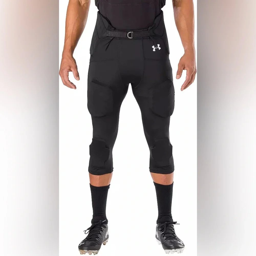 Under Armour Gameday Integrated Football Pants Adult Black Sz Large $55 Athlete